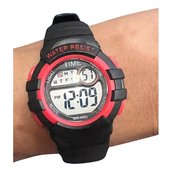 Reloj Time Digital Niños Sumergible Crono Luz - Taggershop