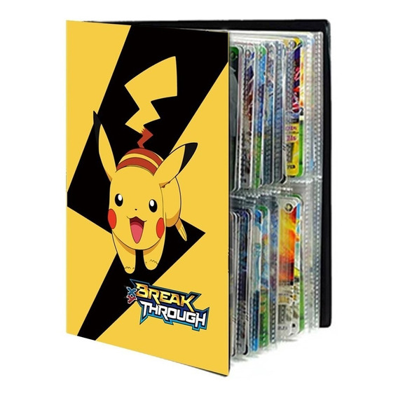 Album Carta Pokemon 240 Uni Carpeta Pikachu Bulbasaur Mewtwo