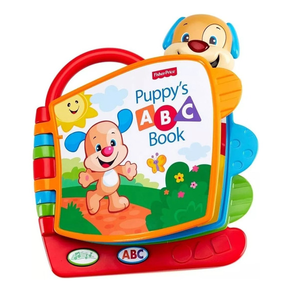 Libro  De Aprendisaje Bebe Abc  Rie Y Aprende Fisher Price