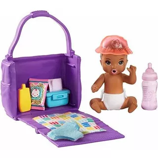 Bebê Barbie Skipper Babysitters Com Bolsa De Fraldas Comida