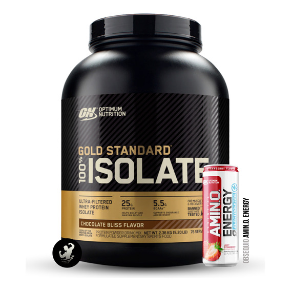 Gold Standard 100% Isolate 5 Lb Optimum Nutrition Aislada