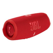 Caixa De Som Bluetooth Jbl Charge 5 À Prova D'água Vermelha