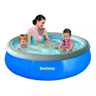 Piscina Inflável Fast Set 1.000l 1,68m X 51cm Bestway  Azul