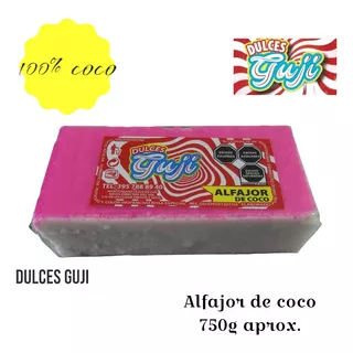 Alfajor De Coco Tradicional Mexicano Guji (750g Aprox.)