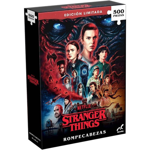 Rompecabezas Novelty Corp Stranger Things JCA-2892 de 500 piezas