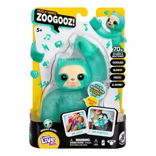 Little Live Pets Zoogooz  Sensoo Pereza Mascota 70+ Sonidos