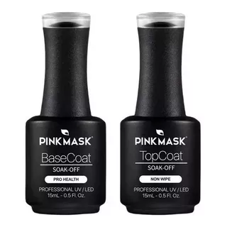 Pack X 2 Top Y Base Coat Pink Mask