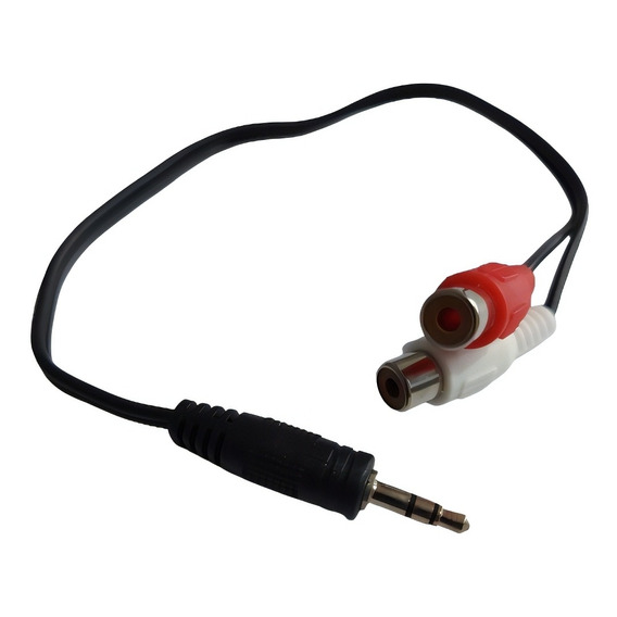 Plug Jack  3.5mm A 2 Rca Hembra Stereo ( Buena Calidad)