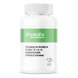 Vitamina D3 10.000 Ui, K2, A E E Lipossolúveis - 60 Cáps