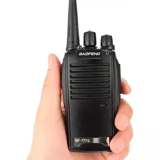 Pack X2 Radios Transmisor Walkie Talkie Bf-777s Baofeng Color Negro