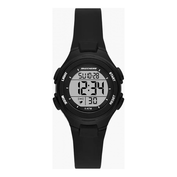 Reloj Para Mujer Skechers Woodlake Sr2134 Negro