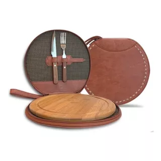 Tabla Para Asado Con Estuche