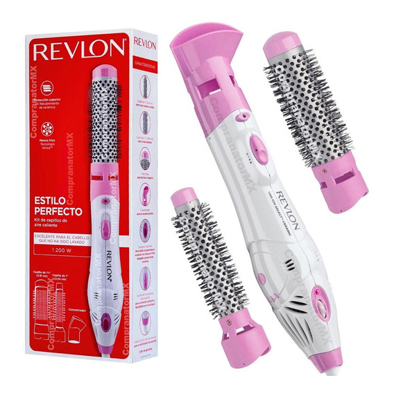 Cepillo Secadora Aire Caliente Revlon Volumen Iones Cerámica