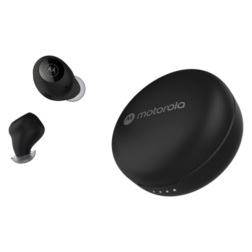 Auriculares Motorola Buds 250 In Ear Control Táctil - Negros Color Negro Color de la luz Negro