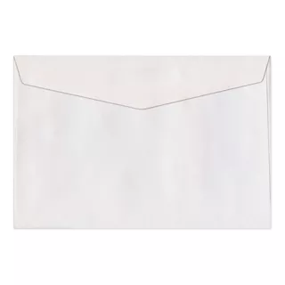 Sobres De Carta Comercial 11x16cm 70g Caja X500unid Color Blanco