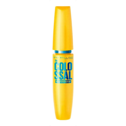 Máscara de pestañas Maybelline Volum' Express The Colossal waterproof 0.27 fl oz color glam black