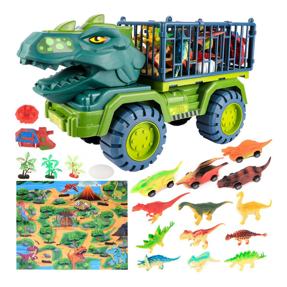 Juego De Juguetes Dino Truck Para Niños Juguetes De Camión