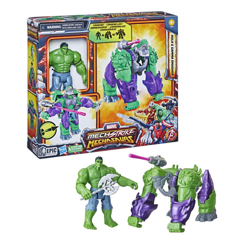 Figura De Acción Mechstrike Hulk & Gamma Smasher