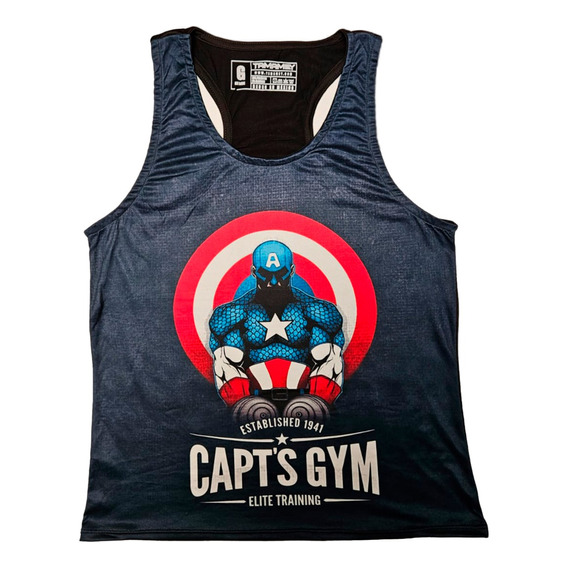 Camiseta Olímpica Gym Batman Superman Capitán Hulk + Comics