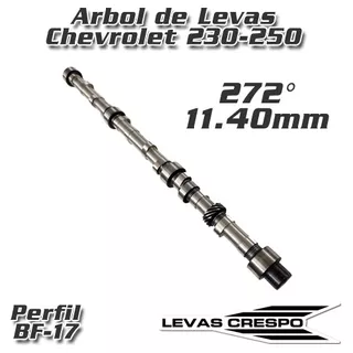 #17 Leva Crespo Potenciada Uso Diario Ciudad Para Chevrolet 250 400 Alz 6.50mm / Dur. 276° / E.centro 107°