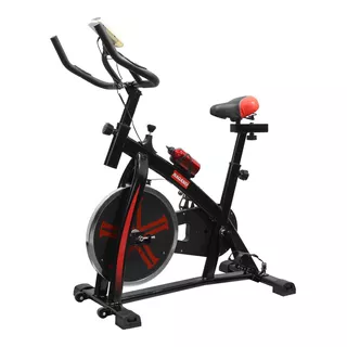 Bicicleta Ergométrica Nagano 102058588 Para Spinning Cor Preto E Vermelho