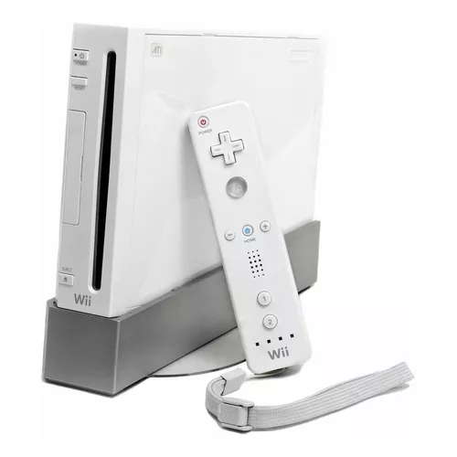 Videogame Nintendo Wii Branco Rvl001 +controle +cabos Cod069