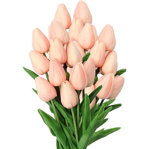 30 Pcs Tulipanes Artificiales Para La Decoración De Hogares