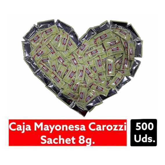 Caja Mayonesa Carozzi Sachets 500 Unidades + Envío Gratis