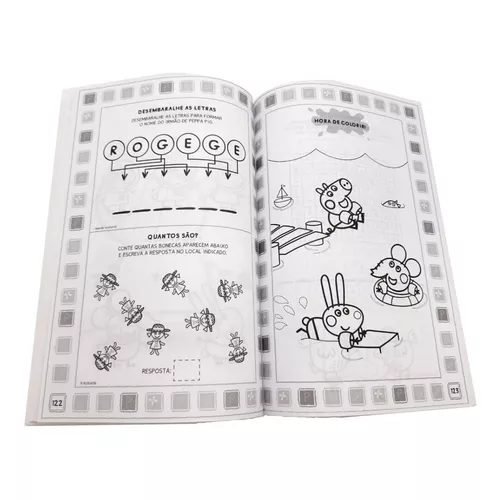 Peppa Pig - Livro 365 Atividades E Desenhos Para Colorir: unknown author:  9786555472912: : Books