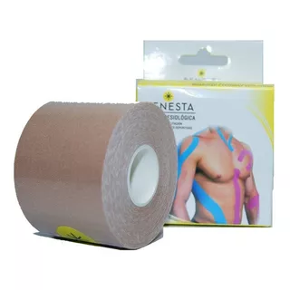 Cinta Kinesiológica Neuromuscular 5cmx5m - Benesta Color Beige