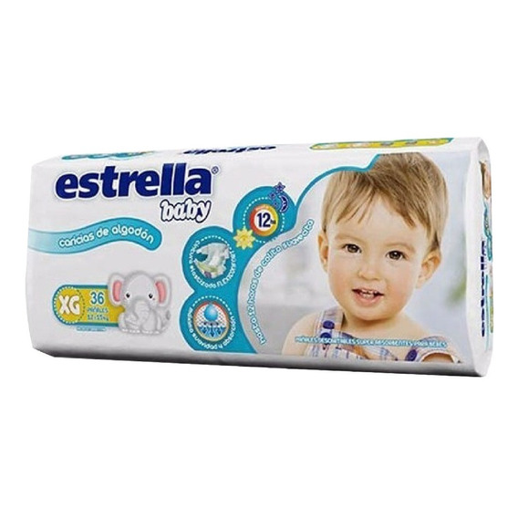 Pañal Estrella Baby Hiperpack, 1ra Calidad, Talle M A Xxg Género Sin Género Tamaño Extra Grande (xg)