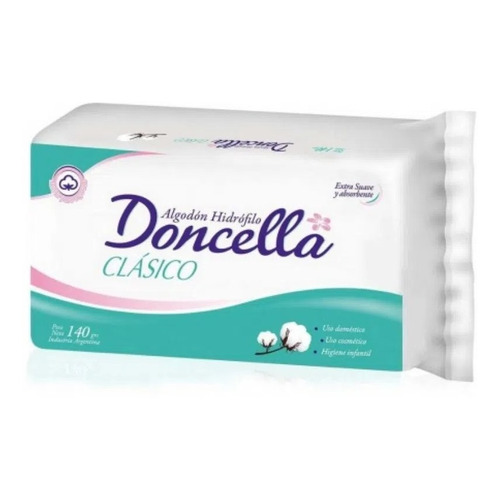 Doncella Algodón Hidrofilo Clasico 140 Grs Extra Suave