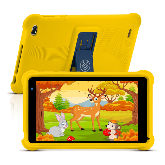 Tablet Android 11 7'' 2+32 Gb Para Niños Amarillo