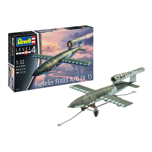 Misil Guiado Fieseler Fi103 V-1 1/32 Model Kit Revell