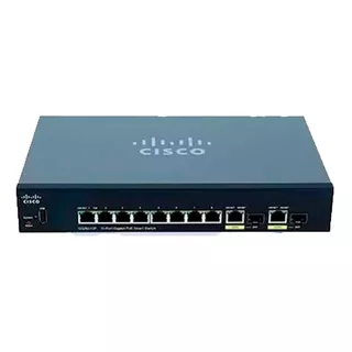 Cisco Switch Smart 8 Puertos Sg250-10p Gigabit Ethernet    