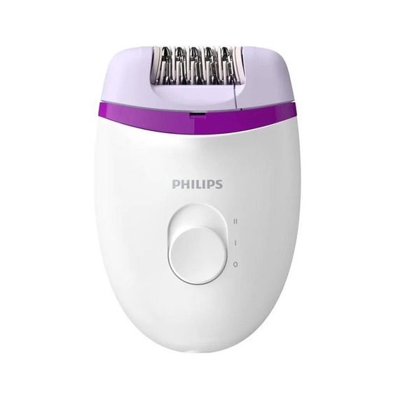 Depiladora eléctrica Philips Satinelle Essential BRE225/00 color blanco y morado 100V/240V