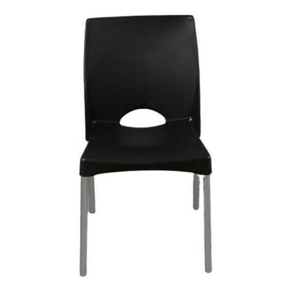 Silla de comedor Garden Life Boston, estructura color negro, 1 unidad