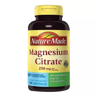 Magnesium Citrate 250mg X 180 Softgel - L a $5