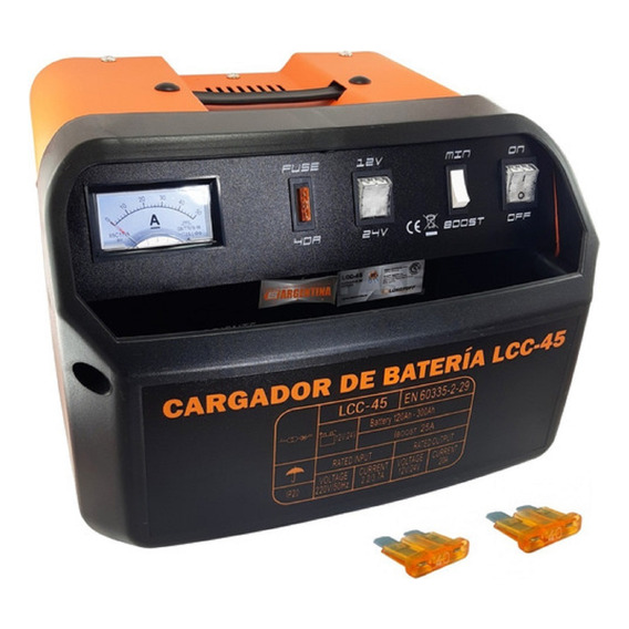 Cargador De Bateria Auto Lusqtoff Lcc45 20 Amp 12v 24v