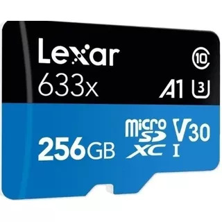 Memoria Micro Sd Lexar 256gb Clase 10 4k U3 100 Mbs Lexar