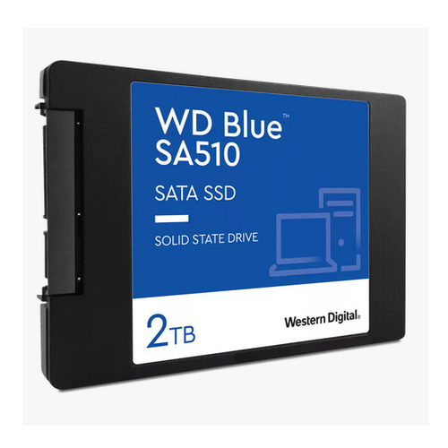 Disco sólido SSD interno Western Digital  SA510 WDS200T3B0A 2TB negro
