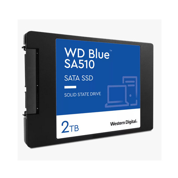 Disco sólido SSD interno Western Digital  SA510 WDS200T3B0A 2TB negro