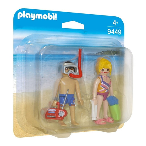 Playmobil Pack Duo 9449 - Pareja En La Playa - Intek Orig