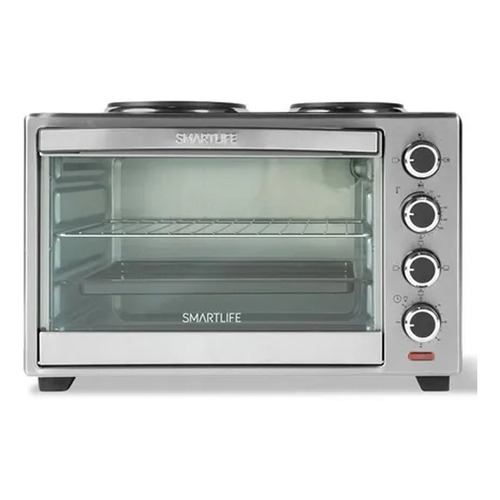 Horno de mesa eléctrico Smartlife SL-EO48SP 48L negro/gris 220V-240V