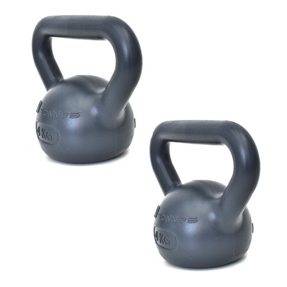 Pesa Rusa Kettlebell Pvc 4 Kg. X 2 U. Sonnos Funcional Gym