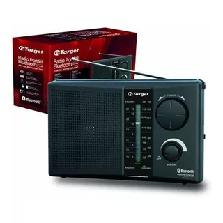 Radio Target Portátil Bluetooth/usb/4 Bandas Am/fm/sw1/sw2