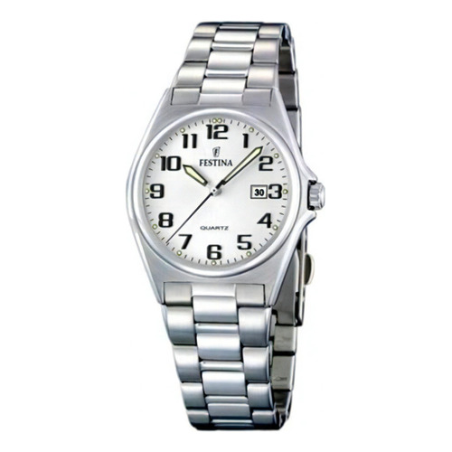 Reloj Para Mujer Festina Classics  F16375/9 Plateado