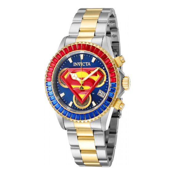 Reloj Para Dama Invicta Dc Comics 41270 Oro, Acero