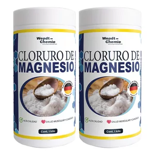 Cloruro De Magnesio Duo2 Kilos Alemania Usp Alimentario 