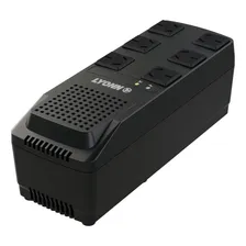Estabilizador De Tension Lyonn Tca 1200va 6 Tomas Color Negro